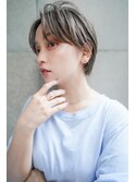 【GEEKS渋谷】アッシュグレージュ/春カラー/小顔/クールショート