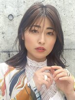 ピークアブー 原宿ハラカド(PEEK-A-BOO) ミディアムヘア/オレンジブラウン/ハリウッドブロウリフト