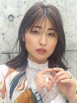 ピークアブー 原宿ハラカド(PEEK-A-BOO) ミディアムヘア/オレンジブラウン/ハリウッドブロウリフト