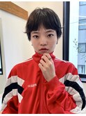 ワイドバングショート
