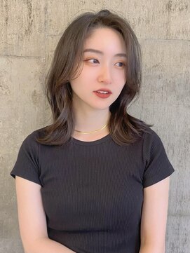 ハーフアンドハーフ(HALF and HALF) 前髪なし/レイヤーカット/外ハネ/ロングボブ