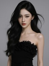 シャルム(CHARME le salon de beau) ブルーブラック&ワンホンヘア
