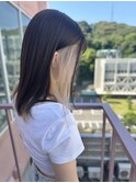 #インナー #ベージュ #ホワイト #ダブルカラー #ブリーチ
