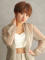 ヘアーサロンソシエ 鶴川店&nbsp;イヤリングカラー/マッシュショート[鶴川/鶴川駅]