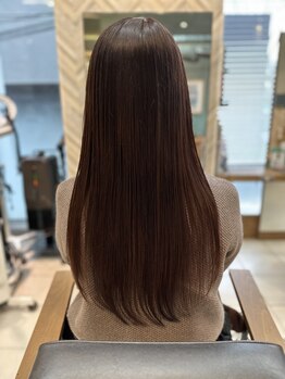 カラーパレット西多賀店の写真/【ベガロポリス2階】系列店での人気メニューの髪質改善ストレート「なびく美髪」を新導入！