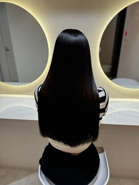 アディクト 本店 東陽町(addict) うねりを抑える縮毛矯正＿ダークブラウン＿ロング［東陽町駅］