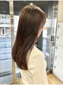トーンアップベージュ/ロングヘア/ナチュラル/ブリーチなし