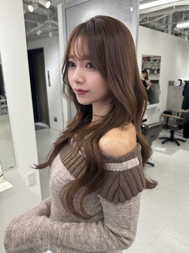 ハピネス 梅田茶屋町店(HAPPINESS) 韓国ヘア/レイヤー/髪質改善/顔周り/ブリーチなしマロンブラウン