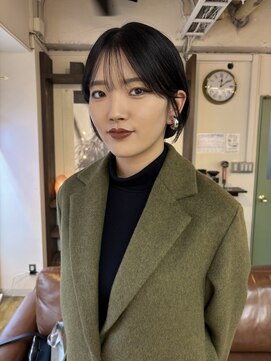 ボブ/ミニボブ/黒髪