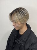 海外ヘアーハイライトカラーダブルカラーケアブリーチ
