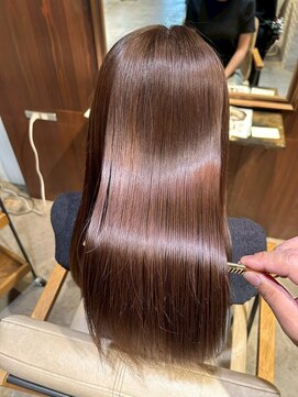 クラン バイ ナチュラル(clan by Natural) 髪質改善ストレート/ショコラベージュ/艶髪ロング/うるツヤ