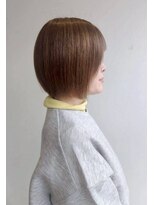 イタクラ 赤道店 (ITAKURA)&nbsp;ミセスヘア／切りっぱなしボブ／ミニボブ／ボブ／ベージュカラー