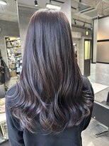 ルイス(L'wis)&nbsp;透明感！ブリーチなしラベンダーアッシュ♪朝長