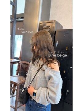 アンドケー 那覇小禄店(and K) nico / ブリーチなしダブルカラーでオリーブベージュ☆