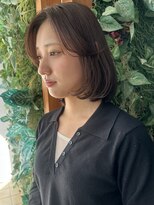 ロックス バイ マグ 松本(rocks BY MAG)&nbsp;ヘーゼルブラウン透明感ボブ艶髪大人可愛い