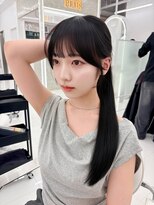 コア プラス 立川(COA PLUS) 透明感カラー髪質改善ダブルカラー韓国レイヤーカット前髪顔周り