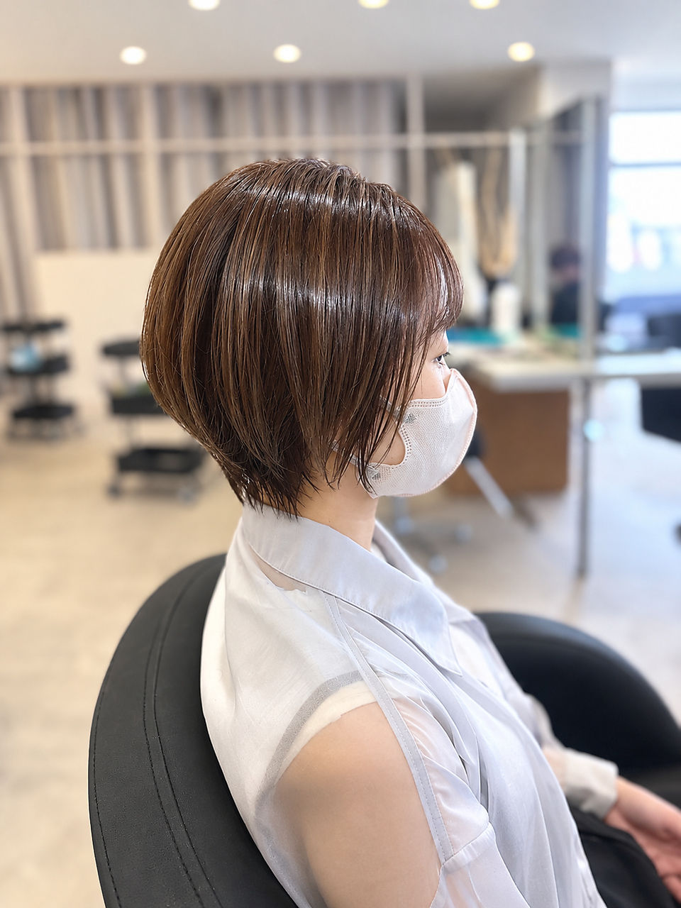 丸みショートカット