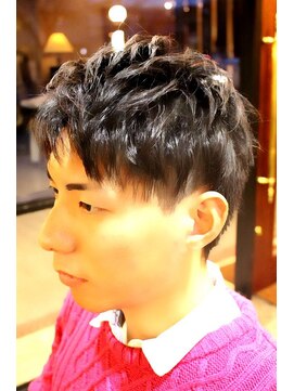 ディスパッチヘアー 甲子園店(DISPATCH HAIR) 面長でも平気。面長に見せない。メンズスタイル