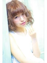 ソア 武蔵小杉(SOAR) 大人かわいい無造作カールとデザインカラー小顔丸みショートボブ