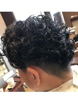 ヘアーマジックモガ 木更津店&nbsp;メンズ2ブロックハードパーマ