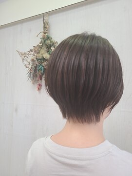 プランタン(Printemps) コンパクトショート大人可愛いショートシースルー大人マッシュ