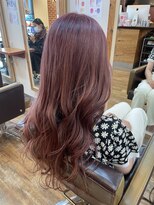 エイト 恵比寿店(EIGHT ebisu)&nbsp;ピンクベージュロング韓国ヨシンモリヘア