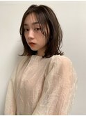 抜け感のある大人見えボブ