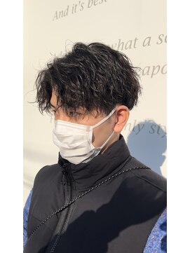 六本木美容室 白金店 大人気◎/ツイストスパイラル/センターパート/波巻きスパイラル