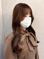 ルームバイシー 新宿(Loom. by Sea)&nbsp;韓国風前髪×ショコラアッシュ【韓国ヘア/髪質改善/新宿】