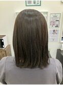 【B's】20代30代40代50代人気◎ 艶×ブルーアッシュ/セミロング