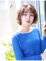 マッシュアンドマッシュアヴェダ ららぽーと福岡店(mash&mash AVEDA) 透明感UP　30代40代50代　ウェーブボブ　福岡博多　ららぽーと