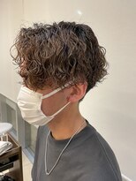 アチーブ ヘア デザイン(achieve hair design) メンズ カジュアル無造作波まきツイストパーママッシュスタイル