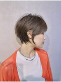 大人可愛い20代30代40代小顔丸みショート