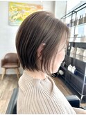 白髪ぼかしハイライト/脱白髪染めカラー/似合わせカット