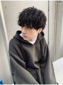 無造作パーマ波巻きパーマ波巻きスパイラルパーマツーブロック
