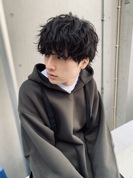 レタッチバイフィフス(RETOUCH by fifth) 無造作パーマ波巻きパーマ波巻きスパイラルパーマツーブロック