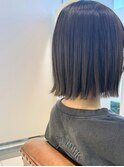 ぱっつんボブ。