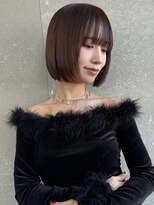 ロンド 表参道店(Lond)&nbsp;切りっぱなし韓国風タッセルボブ10代20代30代40代