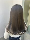 透明感!オリーブ艶カラー