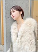 シースルーバング簡単スタイリング小顔ツヤ髪スタイルS57