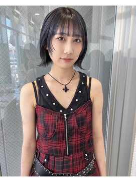 ニューヨークニューヨーク 三宮駅前店(NYNY) ボブウルフラベンダーグレーカラー