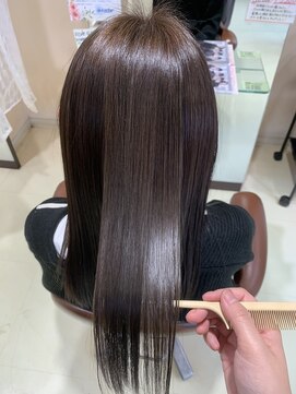 アズール 草加(azule) 髪質改善カラー グレージュ