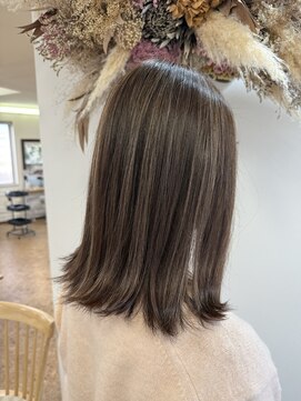 シルエット 美容室 ハイライトカラー 八戸 20代30代40代50代