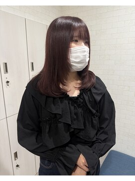 シェミール(CHEMIR) ピンクラベンダー×レイヤーカット【髪質改善/TOKIO/四日市】