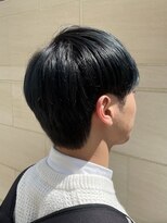 スタイル 成城学園前(STYLE) ブルーブラック×襟足すっきりメンズマッシュスタイル