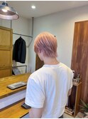 メンズブリーチハイトーンピンクベージュホワイトピンク20代30代