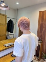 ニクスフリー(nix free)&nbsp;メンズブリーチハイトーンピンクベージュホワイトピンク20代30代