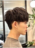 シャドウパーマ/マッシュ/刈り上げ/刈り上げ/ツーブロック