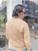 メンズミディアムパーマ ボブパーマ 無造作パーマ / 井上