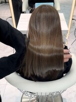 ロンドルピナス 小倉(Lond Lupinus) ミディアムヘア暗めカラー/デザインカラー/フェイスフレーミング